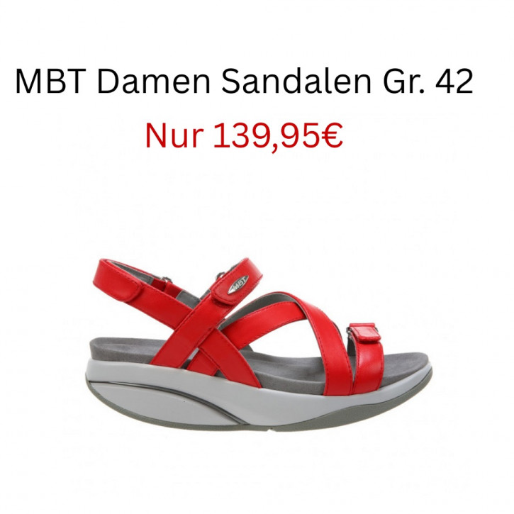 Kiburi W Red 42 MBT Sandalen